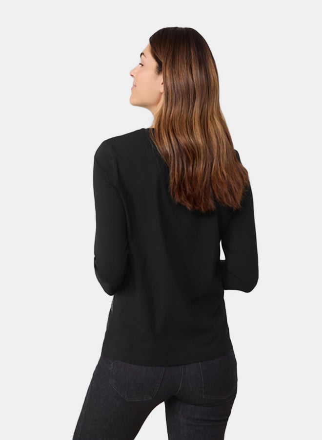GERRY WEBER 3/4-Sleeve Top With A Decorative Front  - Image 3
