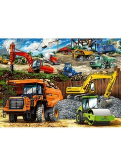 Construction Vehicles 100 Piece Jigsaw Puzzle For Kids 12973 Every Piece Is Unique Pieces Fit Together Perfectly