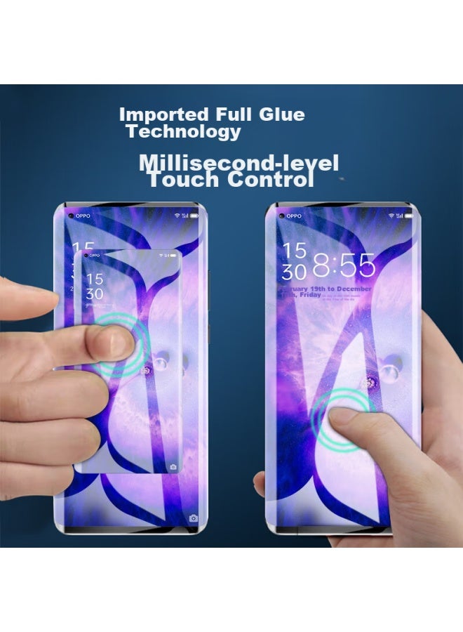 ISKA Yisika, Suitable For Oppo Find X5 Hydrogel Film, Oppo Find X5 Phone Screen Protector , Non-tempered Full Coverage, High-definition, Anti-scratch, Anti-fingerprint Soft Film, Jm241 - Image 2
