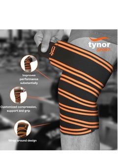 Tynor Tynor Weight Lifting Knee Wrap Sports and Gym  - Image 1