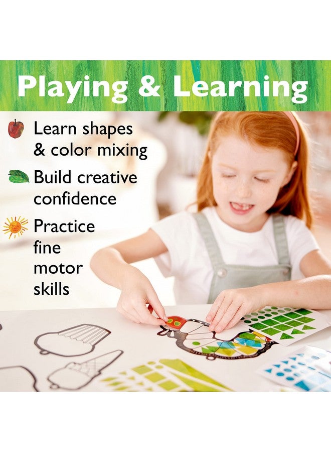Creativity for Kids Creativity for Kids The Very Hungry Caterpillar: Sticker Suncatcher Kit - DIY Window Stickers for Toddlers from The World of Eric Carle, Preschool Arts and Crafts for Kids Ages 3-5+, Medium - Image 4