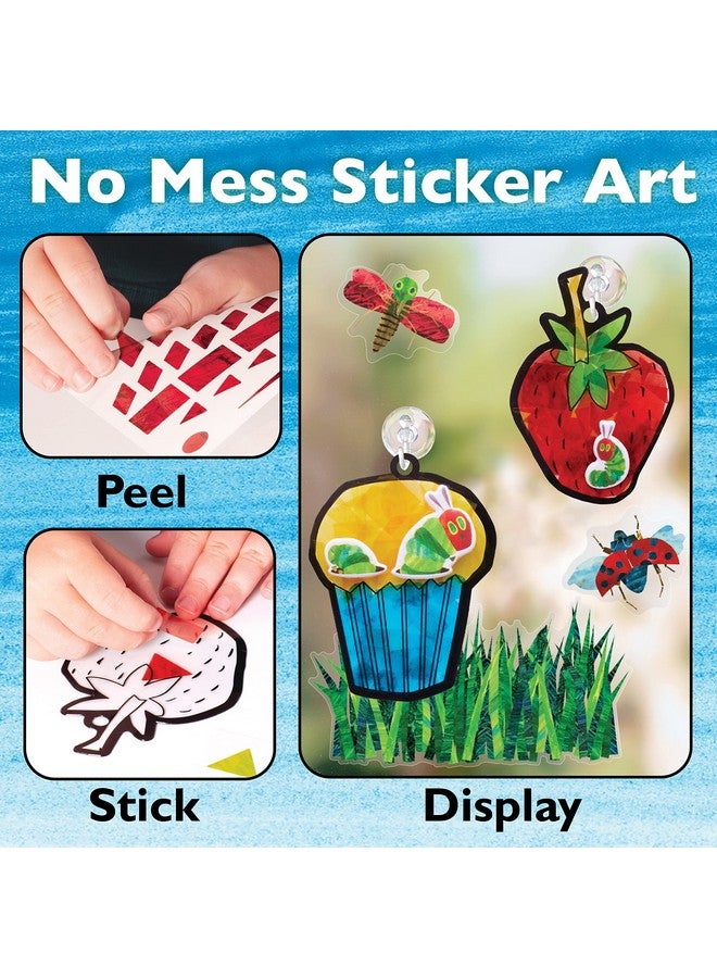 Creativity for Kids Creativity for Kids The Very Hungry Caterpillar: Sticker Suncatcher Kit - DIY Window Stickers for Toddlers from The World of Eric Carle, Preschool Arts and Crafts for Kids Ages 3-5+, Medium - Image 5