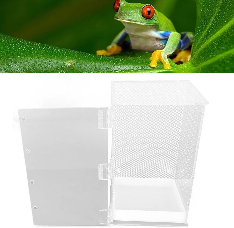 حوض الزواحف الكبير 35 83x15 75 بوصة من الأكريليك الشفاف مع باب مغناطيسي سهل التنظيف وتهوية جيدة - Image 5