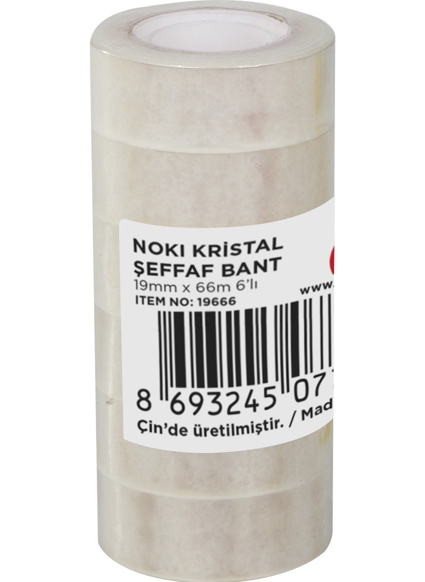 Noki Transparent Tape 19Mmx33M 6 Pcs 19336  - Image 2