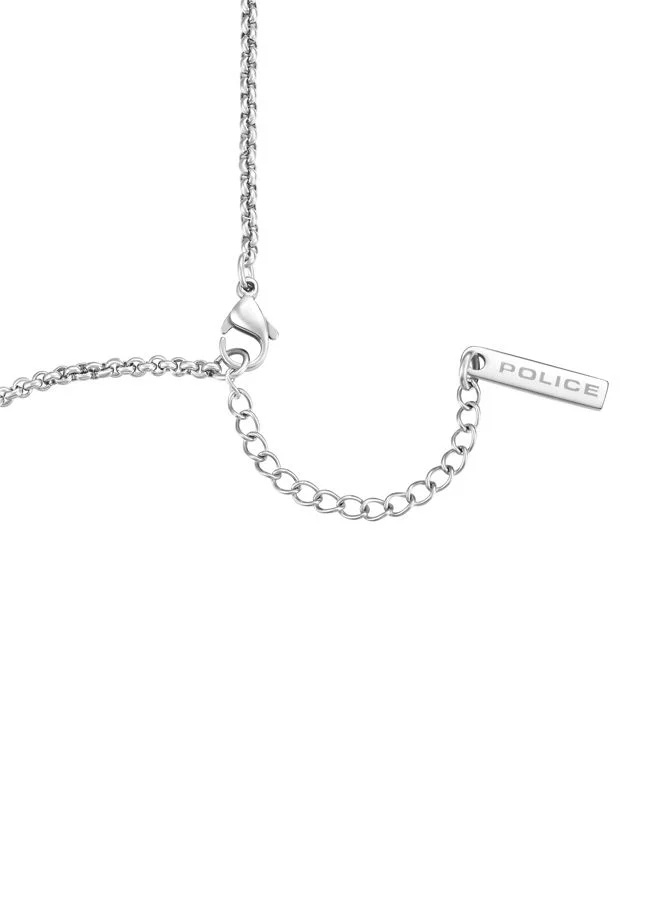 Police  Necklace For Men Stainless Steel With Grey CablePEAGN0009701 for Men | Best Price UAE
