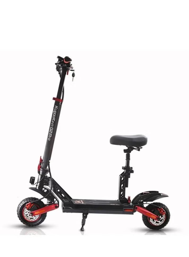 KugooKirin G2 Pro Electric Scooter: High-Performance 45KM/H Speed, 50KM Range, 120Kg Capacity, 9-Inch Rubber Tires, BOOW Motor, IPX4 Waterproof, Detachable 48V 15Ah Battery  - Image 2