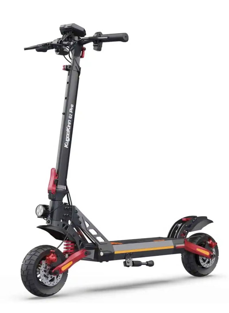 KugooKirin G2 Pro Electric Scooter: High-Performance 45KM/H Speed, 50KM Range, 120Kg Capacity, 9-Inch Rubber Tires, BOOW Motor, IPX4 Waterproof, Detachable 48V 15Ah Battery  - Image 1