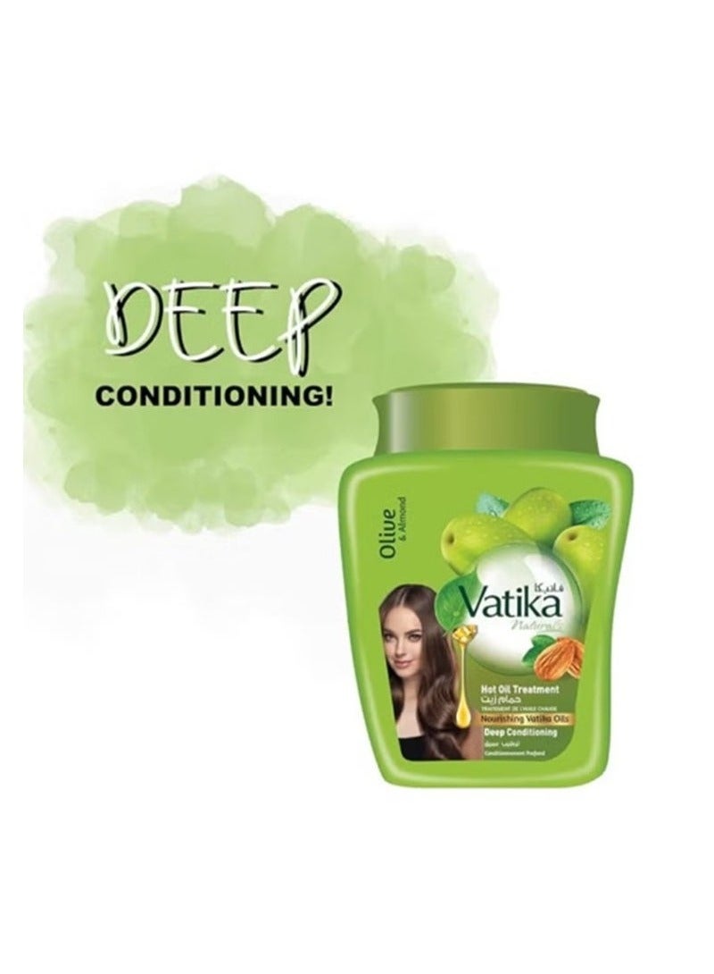 VATIKA Vatika Hair Care Oil Treatment With Olive And Almond Extracts, 500g