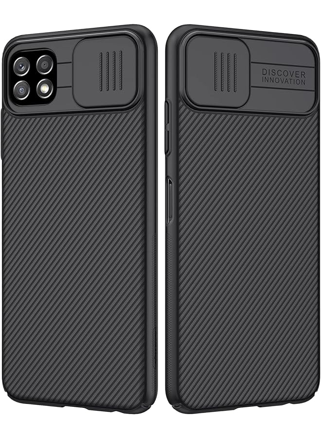 Nillkin Galaxy A22 5G Case Camshield Case With Slide Camera Cover Slim Protective Case For Samsung Galaxy A22 5G 6.6 Inch Black - Image 1