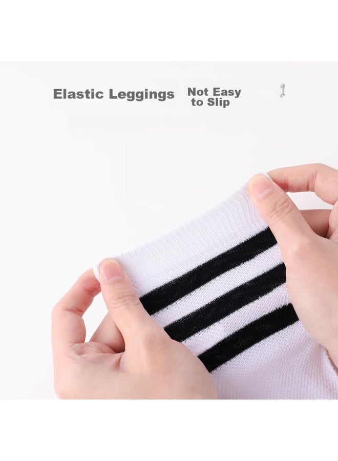 LANG SHA Langsha Children's Socks, Girls' Mid-calf Socks, Spring And Summer Mesh Breathable, Girls' Preppy Style Versatile School Uniform Socks, L - Image 3