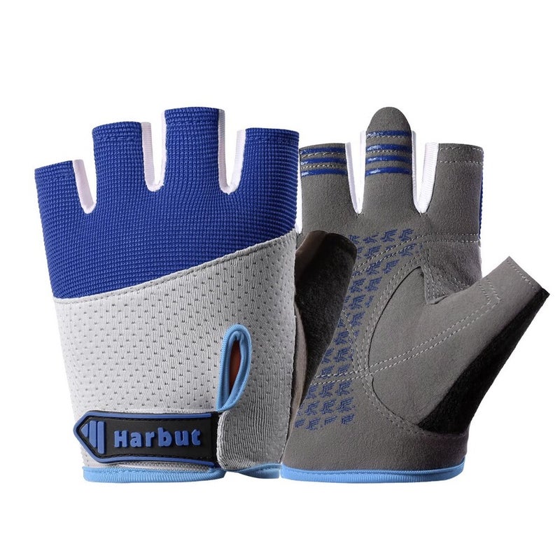 Sports Gloves With Air Cushion Anti Slip Wear Resistant Protection For Fitness Cycling And Outdoor Activities - Image 1