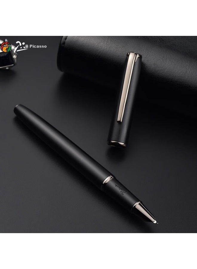Pimio Art Pen Bent Nib Calligraphy Fountain Pen For Men And Women Adults Students Writing Pen Fine Nib 0.7mm 916 Twilight Grey - Image 1