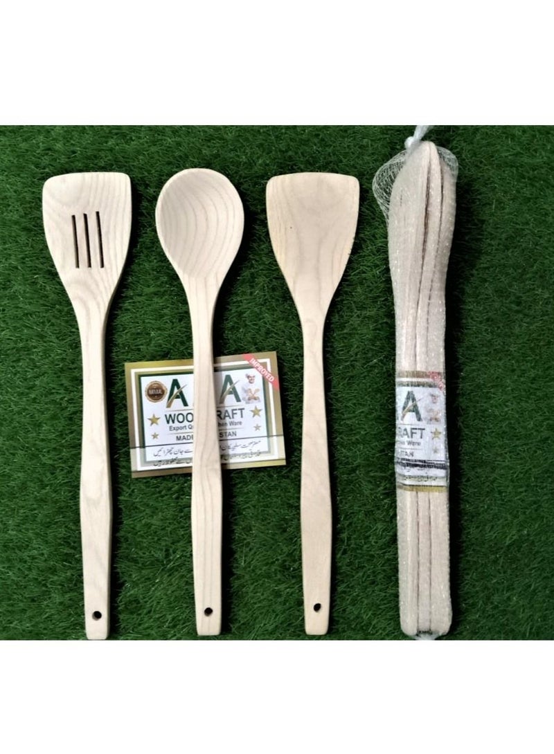 Kitchen Tools Set  Wooden  Cutlery Set for Natural and Eco-Friendly Cooking Tools - Image 1
