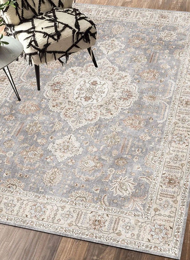 Bukela Tradition Style Area Rug Living Room Rugs Vintage Rug Indoor Area Rug Retro Carpet Non Slip for Bathroom Kitchen Bedroom Carpet for Bedroom, Size : 120×180cm - Image 2