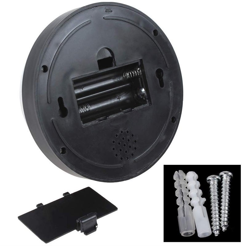 CPEX Dummy Fake Security CCTV Dome Black Camera with Flashing Red LED Light for Indoor and Outdoor Use (2 PCS) - Image 4