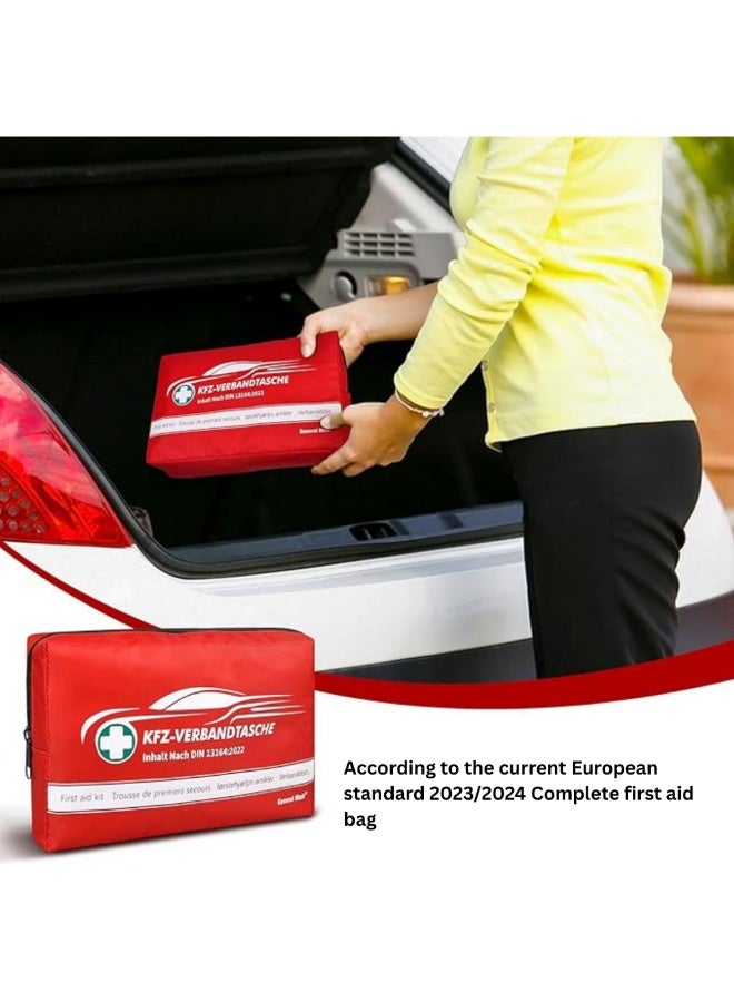 General Medi First Aid Kit (Travel), Contains Premium Medical Supplies for Car Travel, Home, Office, Vehicle, Camping, Workplace & Outdoor - Image 4