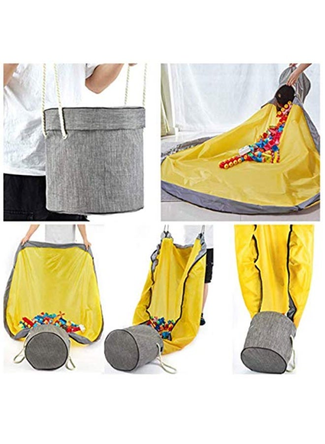 unikbebe 50PCS Soft Rubber Building Blocks Set with Large Toy Storage Organizer, Montessori STEM Sensory Construction Set for Toddlers, Educational Stackable Bath Toy with Playmat for Kids 3+ - Image 5