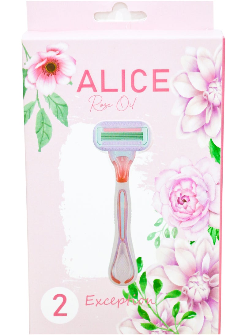 Alice - Alice Exception 2 Razors With Rose Oil - Image 1