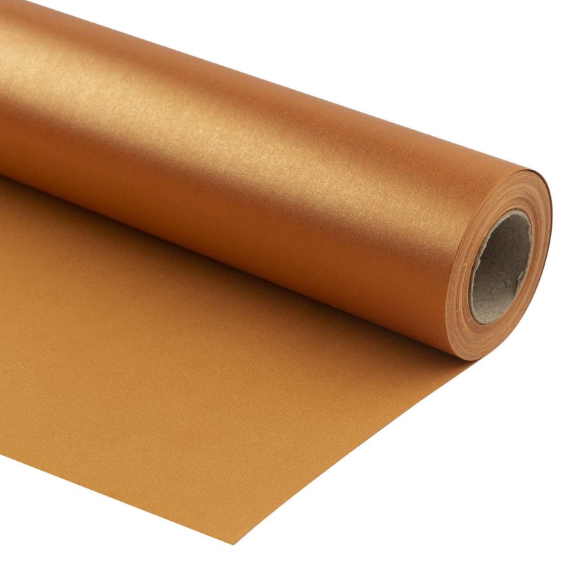 MALANI STORES MALANI STORES Gift Packaging or Gift Box Packaging Pearl film and Flow golden flowers wrapping paper 20 Inch 10 meter