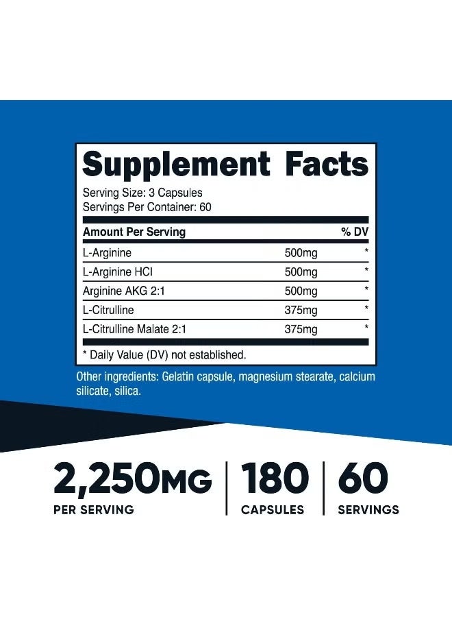 نوتريكوستمُعَزِّز أُكسيد النيتريك180 كبسولة - Image 2