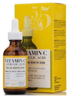 Medix 5.5 Vitamin C And Ferulic Acid Frim And Brighten Facial Serum 52 ML 