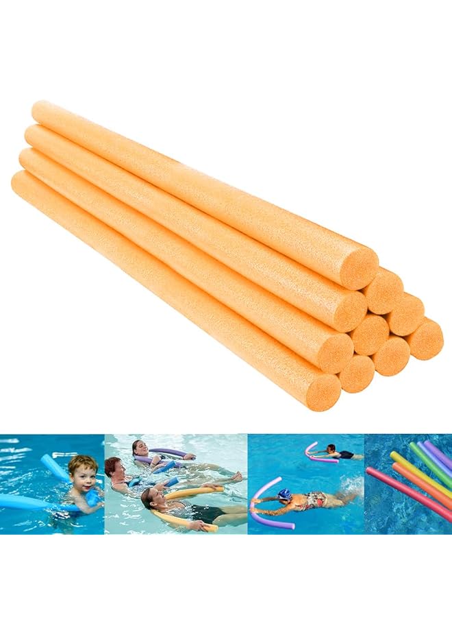 HAIZID Bundle Of 10Pcs Swimming Noodles For Swim Support Swimming Learning Training Aid Water Floating Water Sports And Pool Fun Swimming Pool Noodle Swimming Stick Suitable For Kids And Adults - Image 1