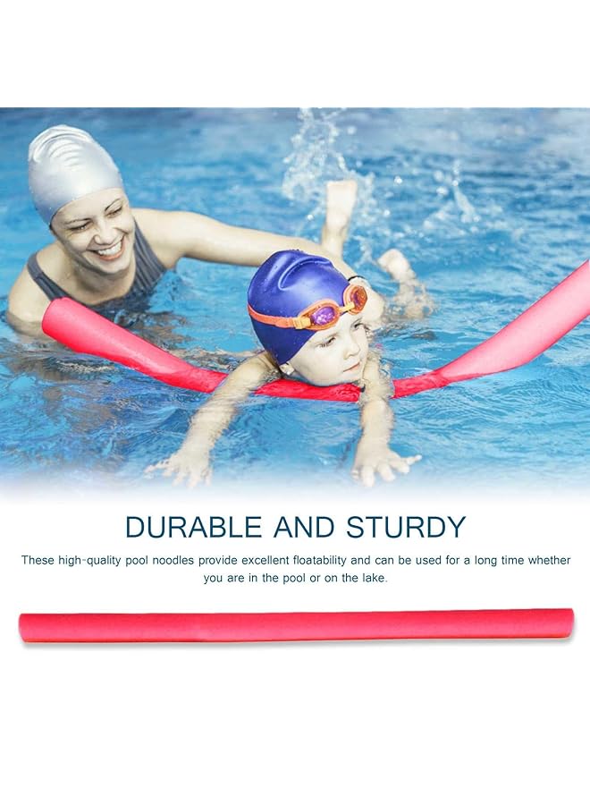 HAIZID Bundle Of 10Pcs Swimming Noodles For Swim Support Swimming Learning Training Aid Water Floating Water Sports And Pool Fun Swimming Pool Noodle Swimming Stick Suitable For Kids And Adults - Image 4