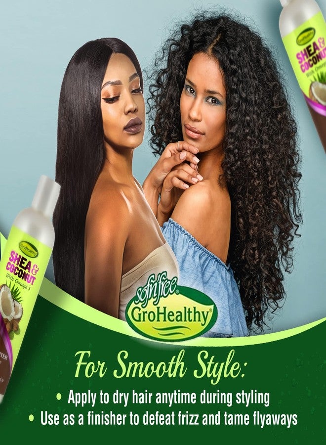 Grohealthy Gro Healthy Shea & Coconut Flat Out Frizz Fighter, 8 Oz - Image 4