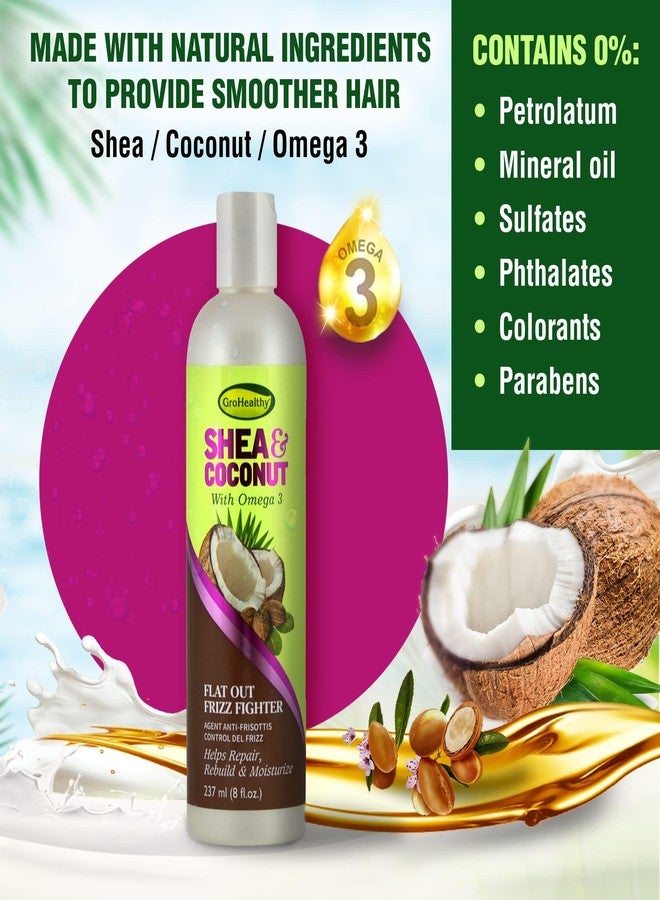 Grohealthy Gro Healthy Shea & Coconut Flat Out Frizz Fighter, 8 Oz - Image 3