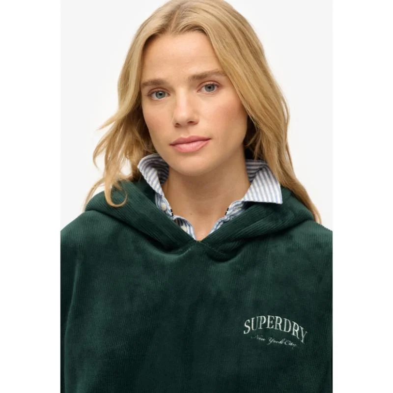Superdry Country Club Velour Relaxed Hoodie