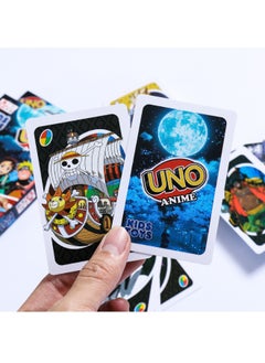 Kids Toys Anime UNO Card Game, Anime Character Themed Collector Deck 112 Cards with Character Images, Including One Piece, Naruto, Dragon Ball, Demon Slayer 4 styles, Gift for Kid, Family and Adult Game Night  - Image 3