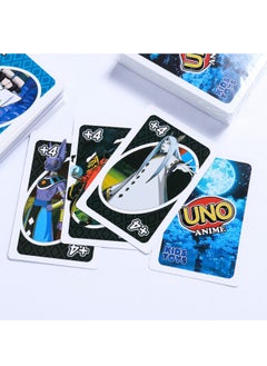 Kids Toys Anime UNO Card Game, Anime Character Themed Collector Deck 112 Cards with Character Images, Including One Piece, Naruto, Dragon Ball, Demon Slayer 4 styles, Gift for Kid, Family and Adult Game Night  - Image 2