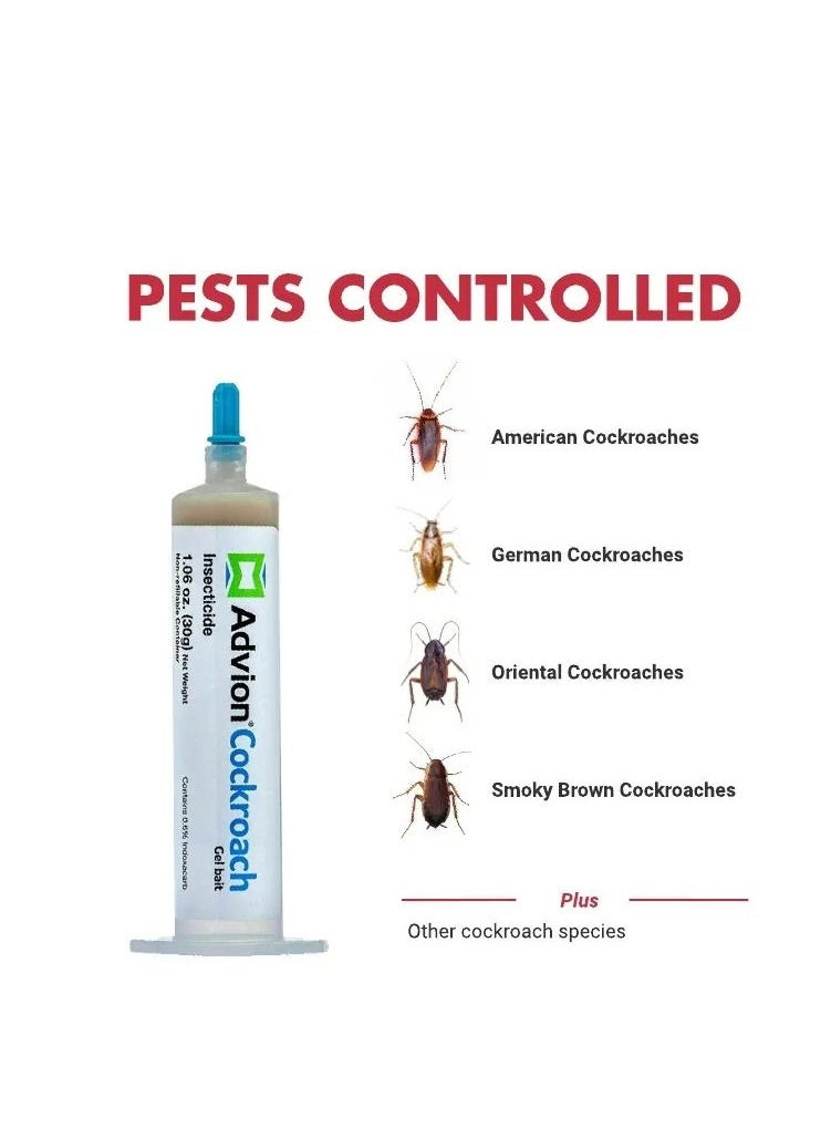 syngenta Advion Cockroach Gel Bait 30 g  - Image 1