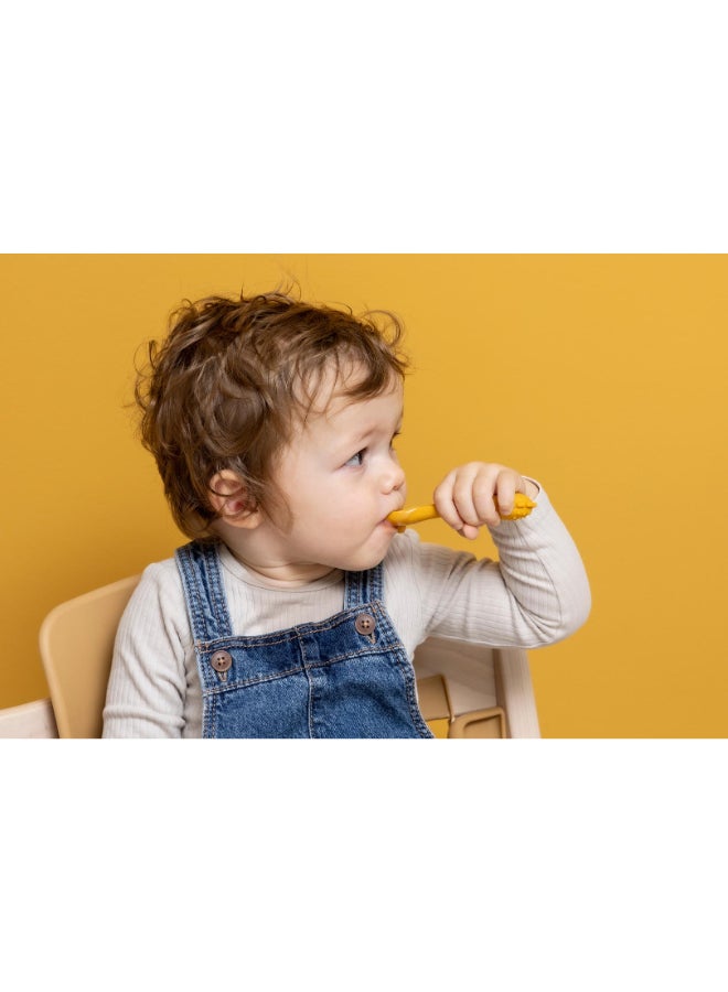 Trixie First Baby Silicone Feeding Spoon - Pack of 2 - Mr. Lion - Image 2