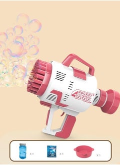 Rocket Rocket Electric Bubble Machine – 48-Hole Bubble Blaster with Colorful Lights  - Image 2