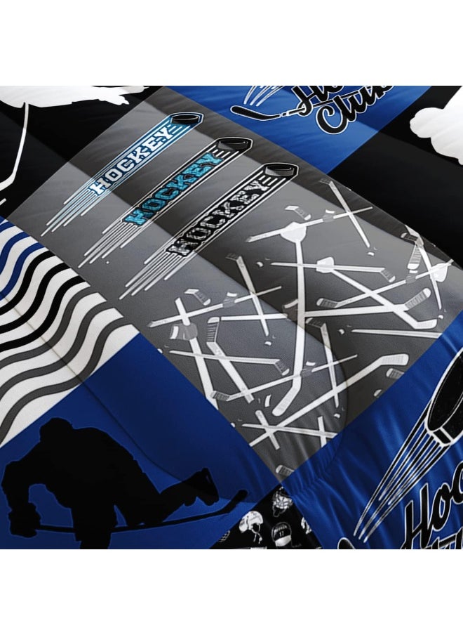 Generic HOSIMA Ice Hockey Comforter Set for Boys Kids Teens Bedroom Decor  - Image 5