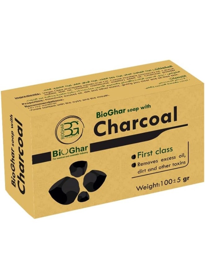 BIOGHAR Bio Ghar Soap With Charcoal 100Gm