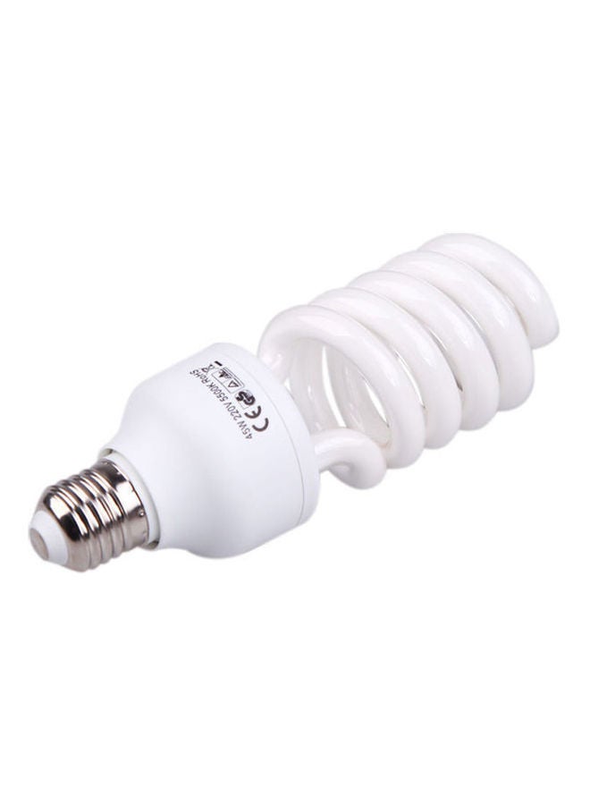 NIBEMINENT E27 220V 5500K 45W Photo Studio Bulb Video Photography Daylight Light Lamp White  - Image 1