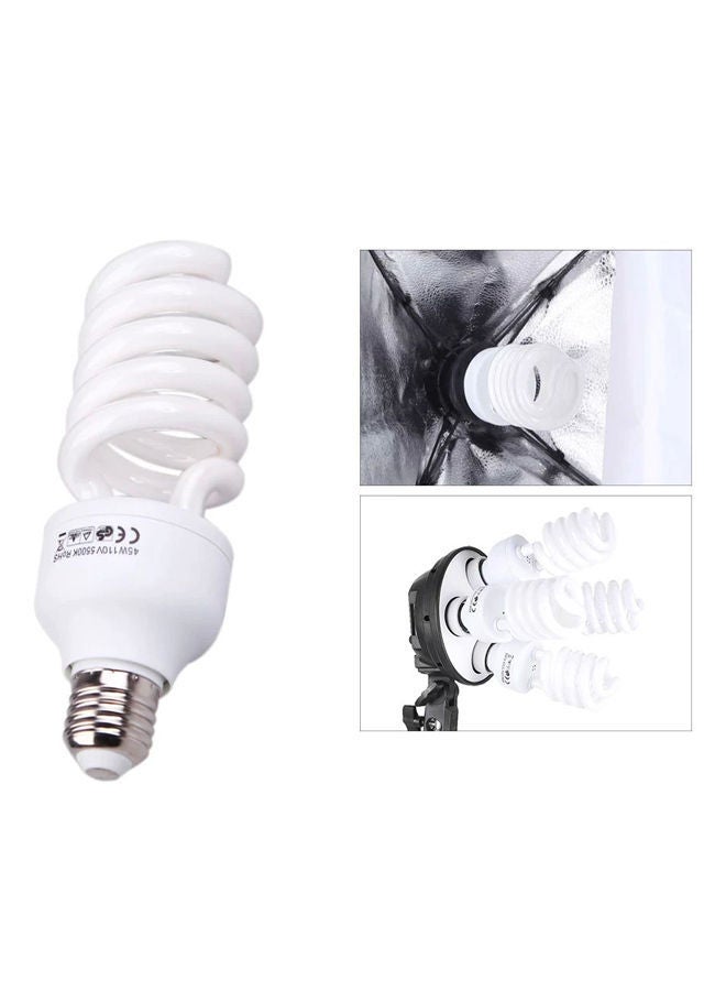 NIBEMINENT E27 220V 5500K 45W Photo Studio Bulb Video Photography Daylight Light Lamp White  - Image 5