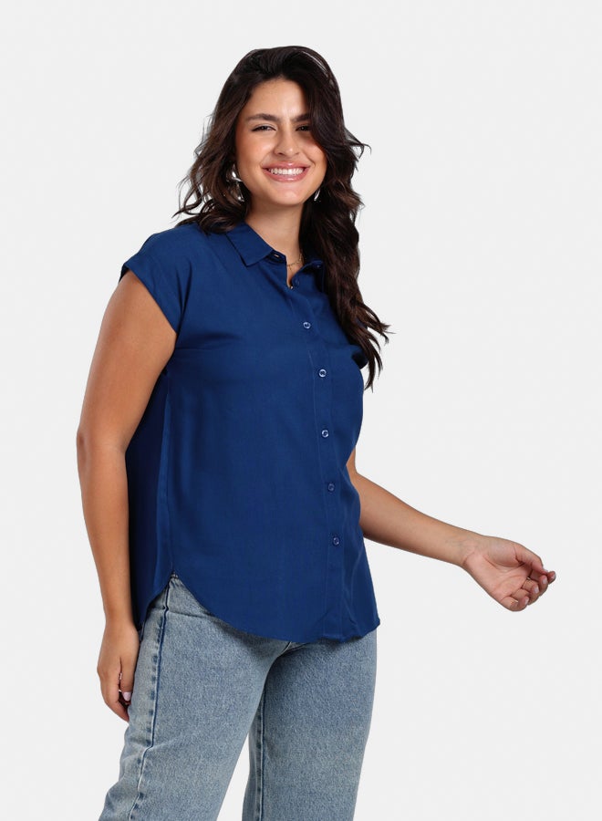 Clue Casual Tencel Shirt  - Image 5