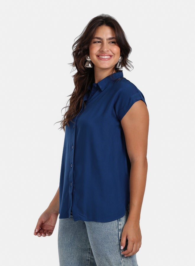 Clue Casual Tencel Shirt  - Image 1