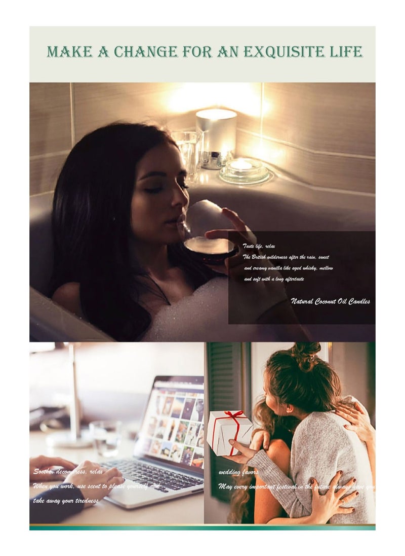 ROMANTIC TIMES - Plant Essential Oil Scented Candle - Image 1