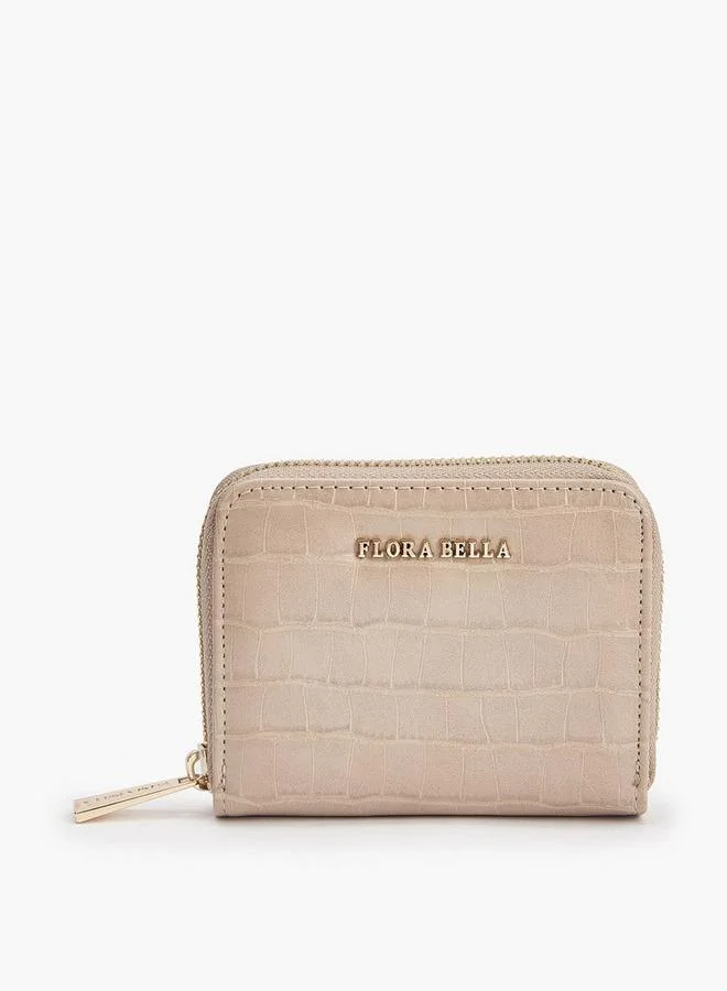 Flora Bella Textured Zip-Around Wallet