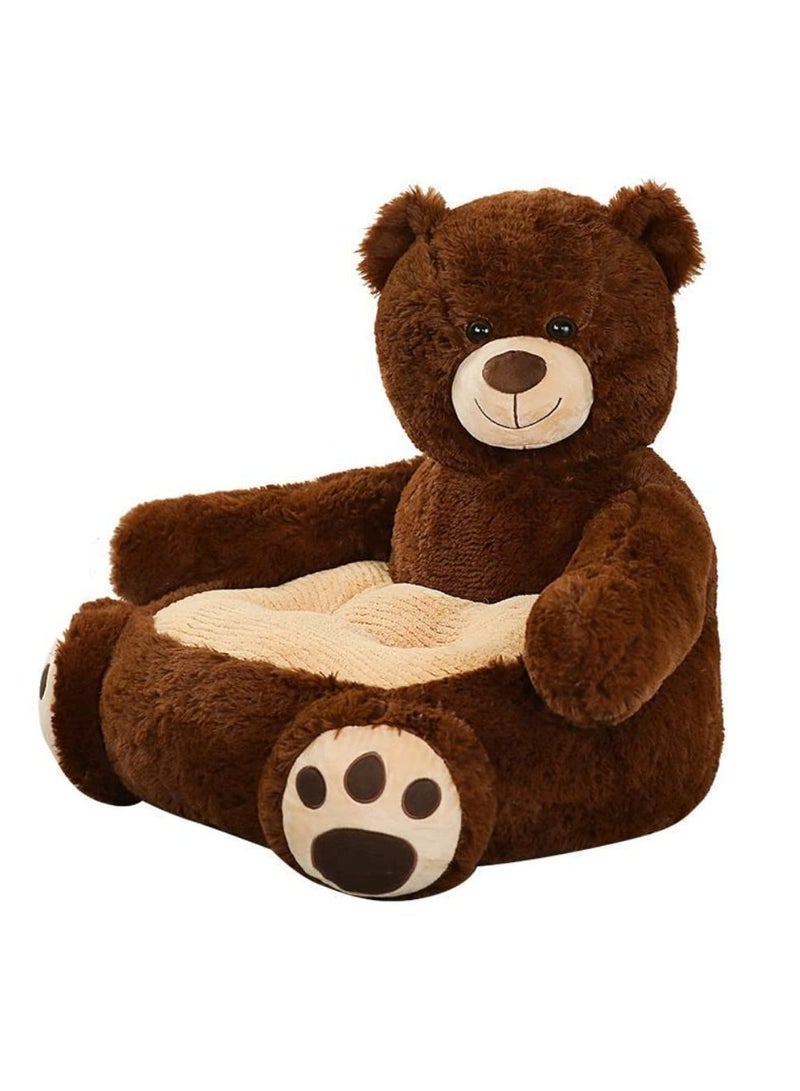 Arabest Animal Cartoon Sofa, Pet Sofa, Cartoon Toy Seat, Lazy Sofa, Seat, Dark Brown Sofa - Image 1