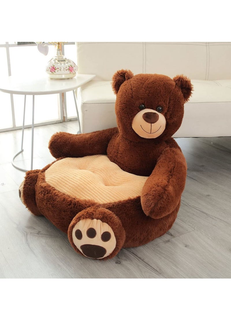 Arabest Animal Cartoon Sofa, Pet Sofa, Cartoon Toy Seat, Lazy Sofa, Seat, Dark Brown Sofa - Image 2