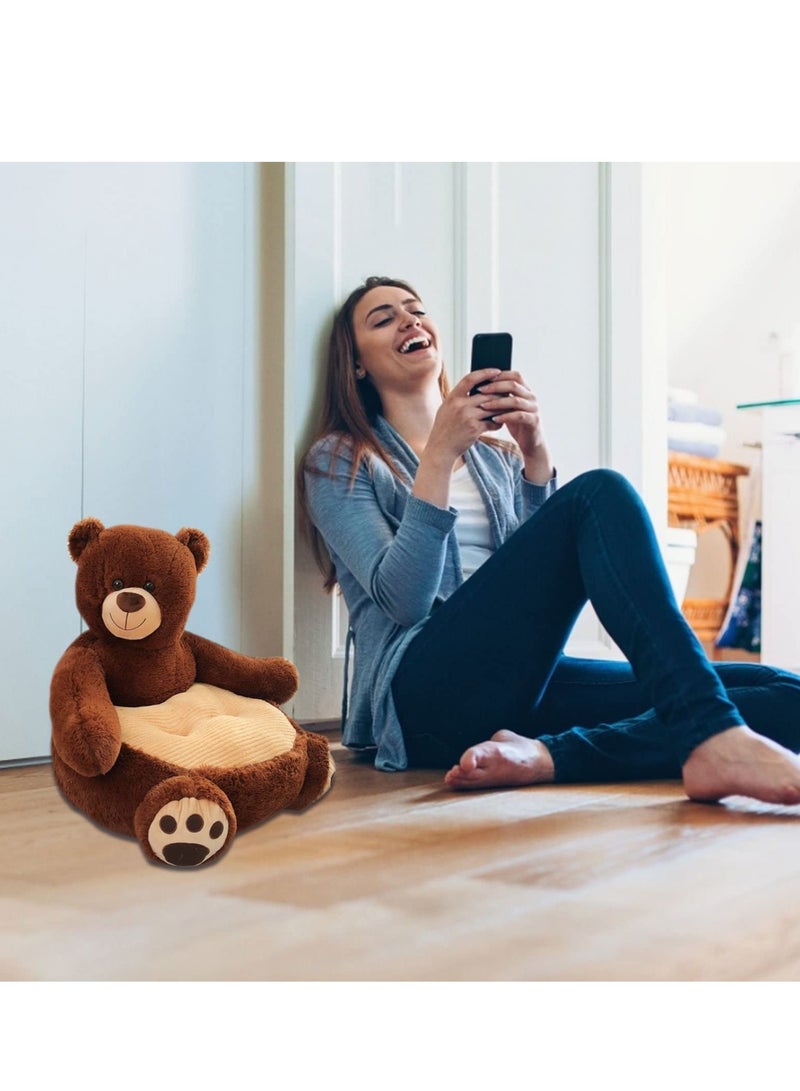 Arabest Animal Cartoon Sofa, Pet Sofa, Cartoon Toy Seat, Lazy Sofa, Seat, Dark Brown Sofa - Image 5