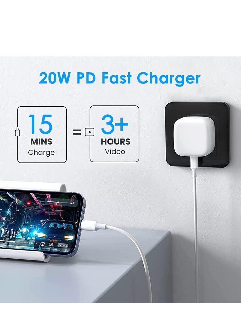 Generic - USB C Plug, 20W USB C Fast Charger Plug, PD 3.0 Type C Charger Plug Compatible With iPhone 14/14 Pro/14 Pro Max/14 Plus/13/13 Pro/13 Pro Max/12/11/XR/XS/X/8/7/iPad Air AirPods, Galaxy S22/S21, Pixel - Image 1