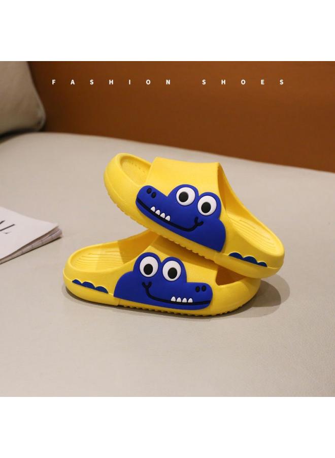 SHAKA Children'S Slippers Summer New Cute Cartoon Shark Hippo Boys And Girls Anti-Slip Bath Beach Slippers Summer - Image 4