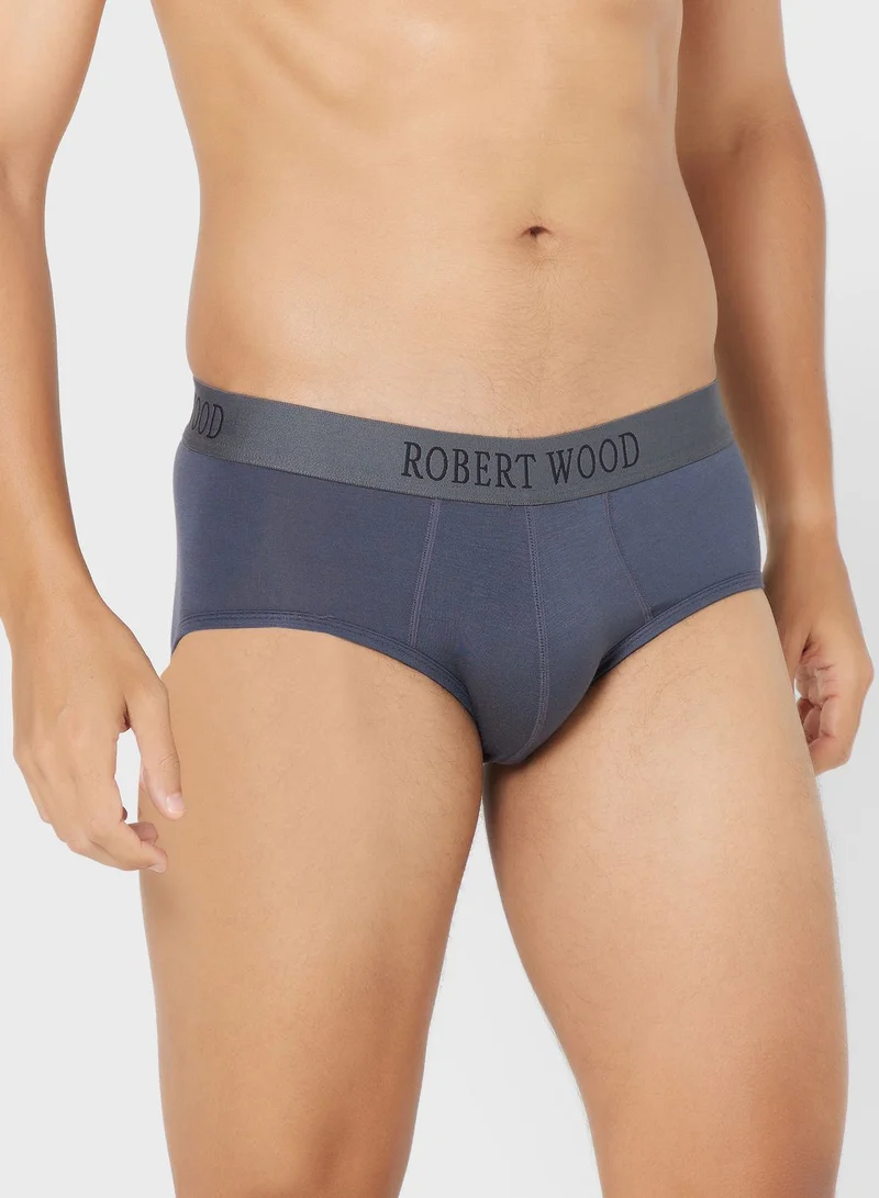 Robert Wood Pack Of 2 Luxury Modal Briefs With Antibacterial Finish