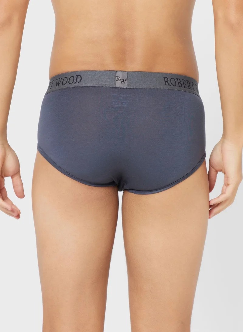Robert Wood Pack Of 2 Luxury Modal Briefs With Antibacterial Finish
